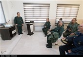 بازید سرلشکر محمدعلی جعفری فرمانده کل سپاه پاسداران از مرکز آموزش هوانوردی و تعمیرات تخصصی بالگرد سپاه