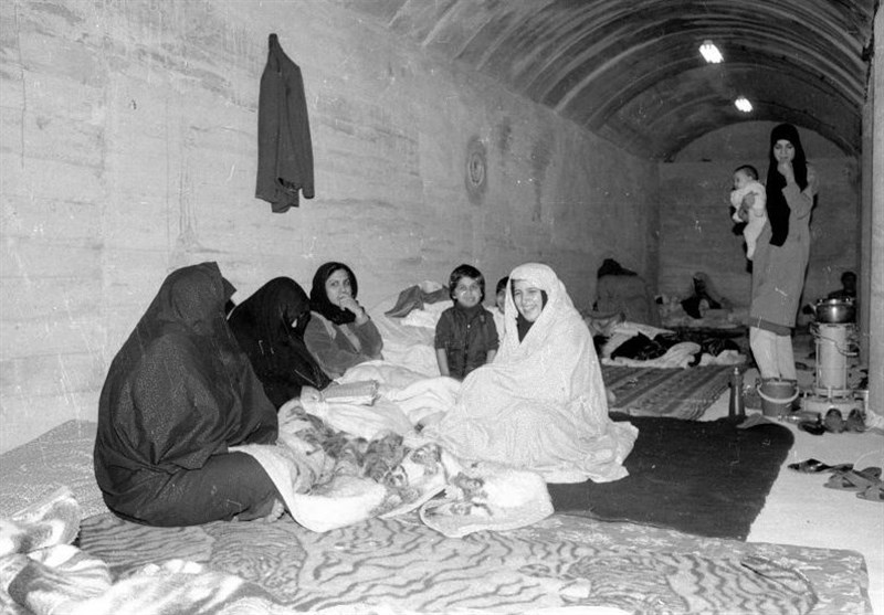 خانواده‌های تهرانی در پناهگاه