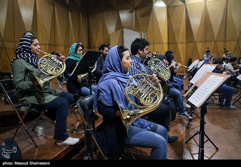 تمرین ارکستر سمفونیک تهران