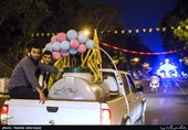 پخش شربت و اطعام غذا در  شب ولادت امام زمان حضرت مهدی(عج) توسط گروه جهادی هادیان سعادت