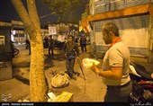 اطعام غذا در  شب ولادت امام زمان حضرت مهدی(عج) توسط گروه جهادی هادیان سعادت