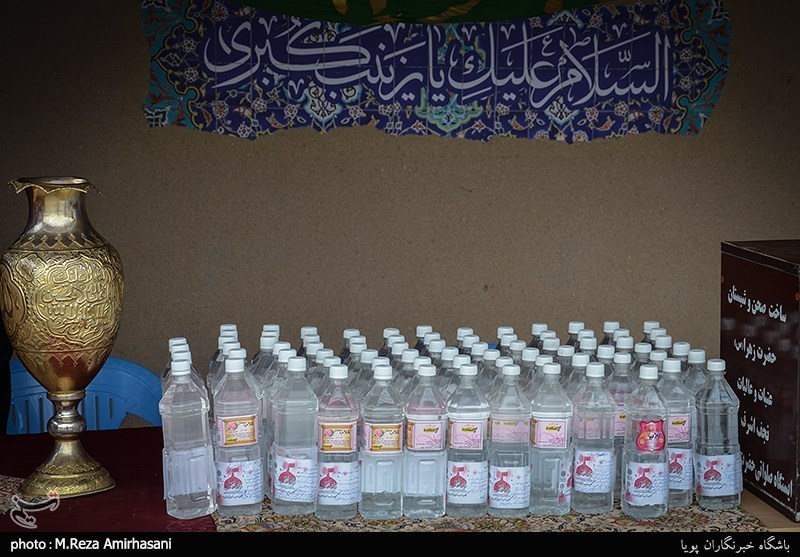 طرح جمع آوری گلاب شستشوی حرم امام حسین(ع)