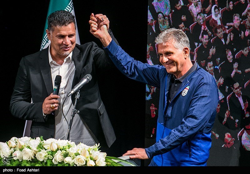 Iranian Officials See Off Members of Team Melli