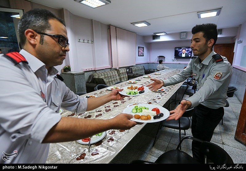 ایستگاه 21 آتش‌نشانی در ماه مبارک رمضان