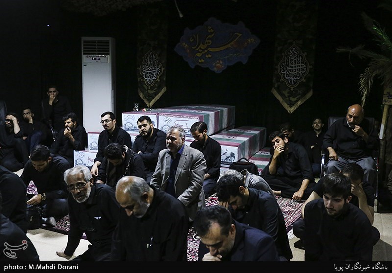 مراسم وداع با پیکر مطهر شهید محمدمهدی فریدونی