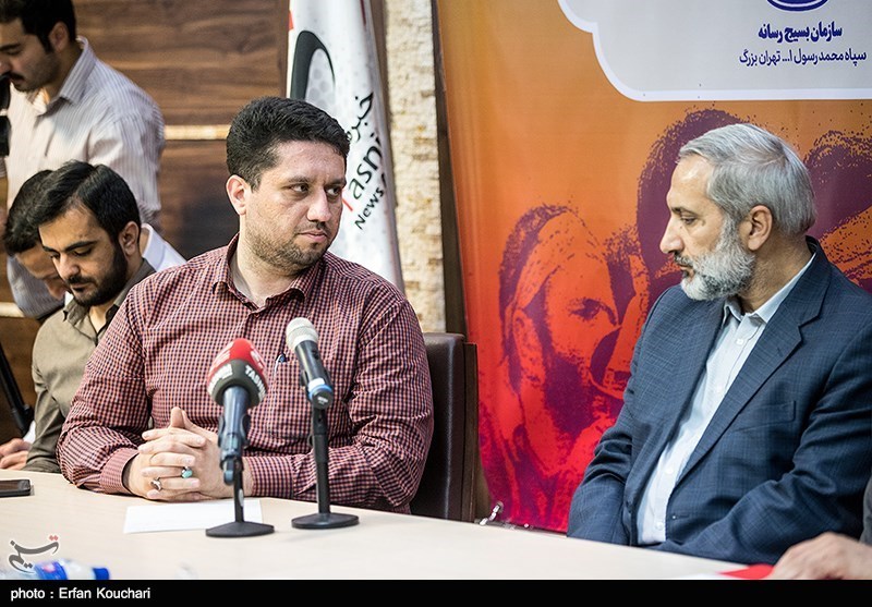 مراسم افتتاح پایگاه بسیج شهید حسن طهرانی مقدم خبرگزاری تسنیم توسط سردار محمدرضا یزدی فرمانده سپاه محمدرسول‌ الله (ص) تهران بزرگ
