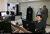 بازدید آیت الله سعید شاه آبادی رییس موسسه غدیر شناسی از تحریریه باشگاه خبرنگاران پویا خبرگزاری تسنیم 