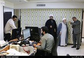 بازدید آیت الله سعید شاه آبادی رییس موسسه غدیر شناسی از تحریریه باشگاه خبرنگاران پویا خبرگزاری تسنیم 