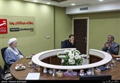 بازدید آیت الله سعید شاه آبادی رییس موسسه غدیر شناسی از باشگاه خبرنگاران پویا خبرگزاری تسنیم 