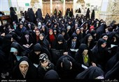 غبار روبی ضریح مطهر حضرت عبدالعظیم حسنی (ع)