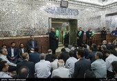 غبار روبی ضریح مطهر حضرت عبدالعظیم حسنی (ع)