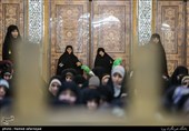 غبار روبی ضریح مطهر حضرت عبدالعظیم حسنی (ع)