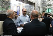 غبار روبی ضریح مطهر حضرت عبدالعظیم حسنی (ع)