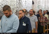 غبار روبی ضریح مطهر حضرت عبدالعظیم حسنی (ع)