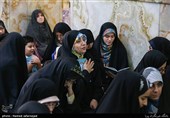 غبار روبی ضریح مطهر حضرت عبدالعظیم حسنی (ع)