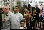 غبار روبی ضریح مطهر حضرت عبدالعظیم حسنی (ع)