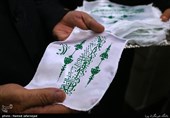 غبار روبی ضریح مطهر حضرت عبدالعظیم حسنی (ع)