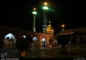 غبار روبی ضریح مطهر حضرت عبدالعظیم حسنی (ع)