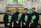 غبار روبی ضریح مطهر حضرت عبدالعظیم حسنی (ع)