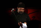 آوینی‌خوانی محمود کریمی در شب اول محرم + فیلم
