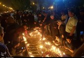 برگزاری چهارشنبه آخر سال با روشن کردن شمع به یاد شهدای جنگ تحمیلی