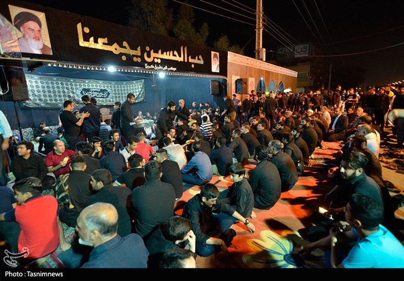 موکب آذربایجان شرقی در مرز شلمچه روزانه برای 38000 نفر از زائران اربعین خدمات رسانی می‌کند+فیلم