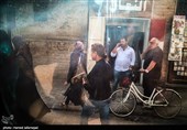 مردم شهر دمشق در سوریه