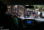 مردم شهر دمشق در سوریه