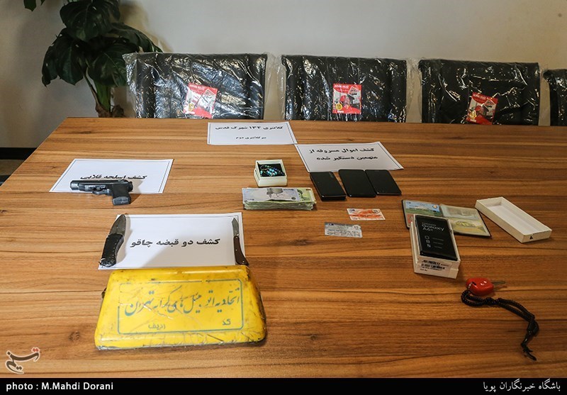دستگیری سارقان زورگیر محله شهرک قدس تهران