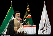 سخنرانی آیت‌الله سیدمحمد حسینی‌شاهرودی نماینده ولی فقیه در استان کردستان در یادواره شهدای حادثه تروریستی مریوان 