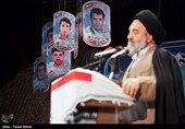 سخنرانی آیت الله سیدمحمد حسینی‌شاهرودی نماینده ولی فقیه در استان کردستان در یادواره شهدای حادثه تروریستی مریوان 