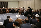 مراسم بزرگداشت آیت‌الله هاشمی شاهرودی با حضور امام خامنه‌ای برگزار شد
