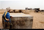 چاه های نفت شهر البوکمال که از تصرف داعش بیرون آمده