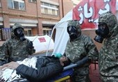 نخستین "مانور شیمیایی حوزه سلامت" برگزار شد