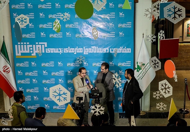 افتتاح هفتمین دوسالانه ملی هنرهای تجسمی آفرینش