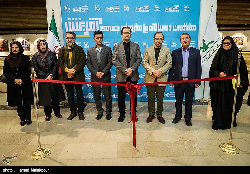 افتتاح هفتمین دوسالانه ملی هنرهای تجسمی آفرینش