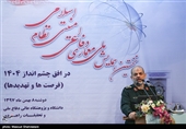 سخنرانی  سردار احمد وحیدی عضو مجمع تشخیص مصلحت نظام در همایش ملی معماری دفاعی امنیتی نظام اسلامی