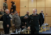  سردار احمد وحیدی عضو مجمع تشخیص مصلحت نظام در همایش ملی معماری دفاعی امنیتی نظام اسلامی