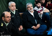 سردار رحیم نوعی اقدم فرمانده لشکر عاشورا در دوران دفاع مقدس و جبهه مقاومت در مراسم  یادواره شهدای مدافع حرم منطقه 14 دارالمومنین تهران