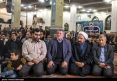  محسن هاشمی رفسنجانی رییس شورای شهر تهران در مراسم  یادواره شهدای مدافع حرم منطقه 14 دارالمومنین تهران