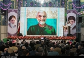سخنرانی سردار رحیم نوعی اقدم فرمانده لشکر عاشورا در دوران دفاع مقدس و جبهه مقاومت  در مراسم  یادواره شهدای مدافع حرم منطقه 14 دارالمومنین تهران