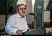 سخنرانی سردار رحیم نوعی اقدم فرمانده لشکر عاشورا در دوران دفاع مقدس و جبهه مقاومت  در مراسم  یادواره شهدای مدافع حرم منطقه 14 دارالمومنین تهران