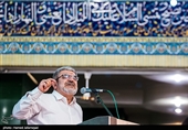 سخنرانی سردار رحیم نوعی اقدم فرمانده لشکر عاشورا در دوران دفاع مقدس و جبهه مقاومت  در مراسم  یادواره شهدای مدافع حرم منطقه 14 دارالمومنین تهران
