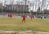 برتری تیم فوتبال بانوان بلاروس مقابل ایران در نیمه نخست + عکس