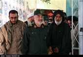 مراسم افتتاحیه نمایشگاه هوافضای سپاه پاسداران با حضور سردار حسین سلامی جانشین فرمانده کل سپاه پاسداران