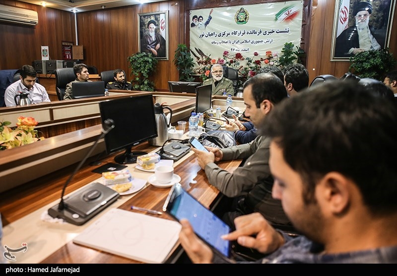 نشست خبری امیرحسین صیفی فرمانده قرارگاه مرکزی راهیان نور ارتش جمهوری اسلامی