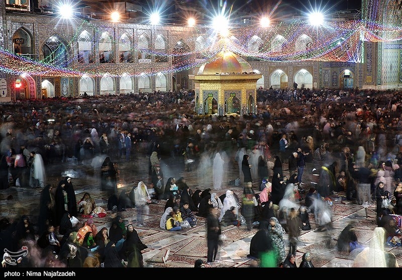 آغاز جشن میلاد امام حسین(ع) و اعیاد شعبانیه در حرم رضوی