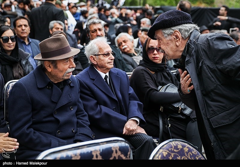 مراسم تشییع زنده‌یاد جمشید مشایخی
