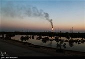 آتش‌سوزی گسترده در "تالاب هورالهویزه عراق" +‌ تصاویر ماهواره‌ای