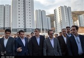 محمد اسلامی وزیر راه و شهرسازی و انوشیروان محسنی بندپی استاندار تهران 